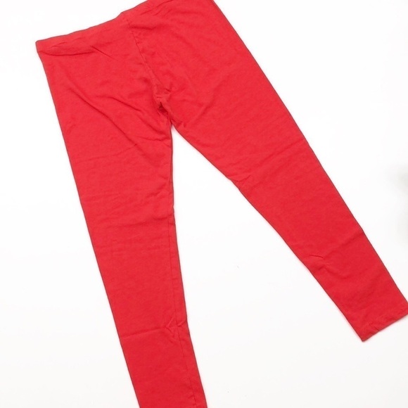 Beverly Hills Princess girls red crop leggings - Picture 2 of 5